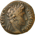 Coin, Augustus, As, 15-10 BC, Lyons, VF(30-35), Bronze, RIC:230