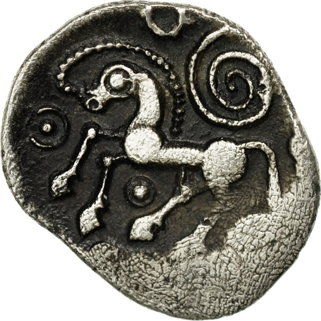 Münze, Bituriges, Denarius, SS, Silber, Delestrée:3434