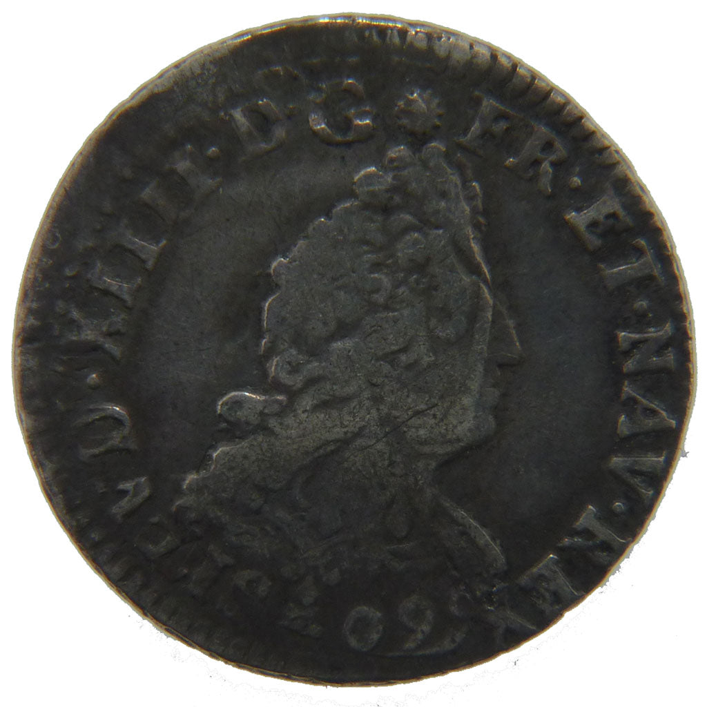 FRANCE, 1/12 Ecu, F(12-15), Silver, Gadoury #119, 2.10