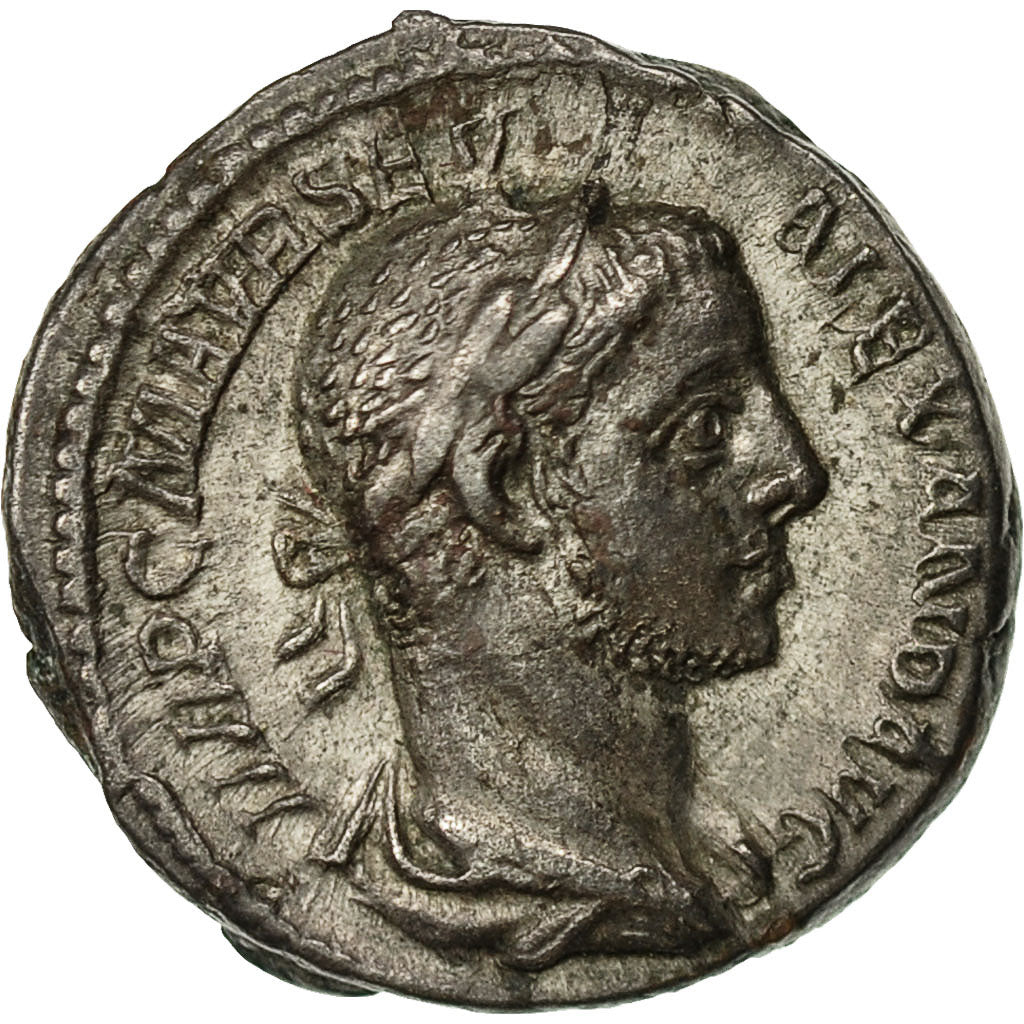 Coin, Severus Alexander, Denarius, AD 226, Rome, AU(50-53), Silver, RIC:127