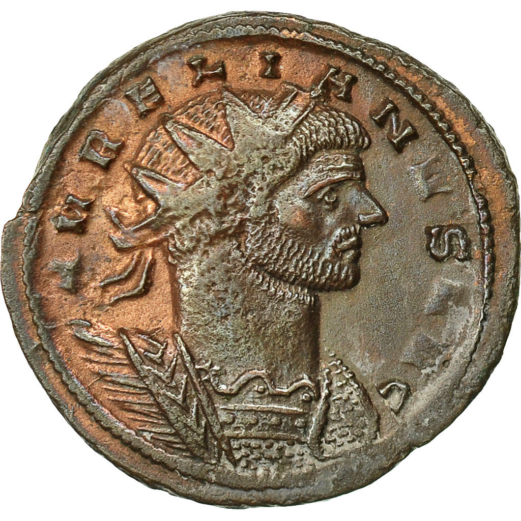 Coin, Aurelian, Antoninianus, 274-275, Milan, EF(40-45), Billon, RIC:135