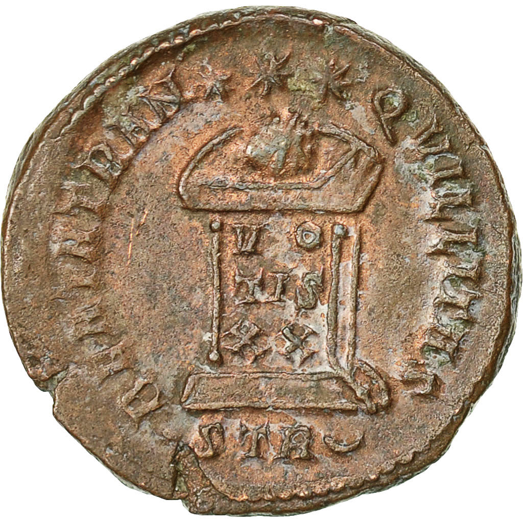 Monnaie, Constantin II, Follis, 323, Trèves, TTB+, Bronze, RIC:410