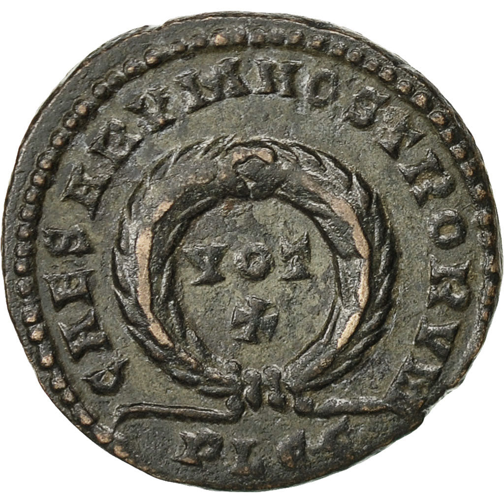 Coin, Constantine II, Follis, 323-324, Lyons, EF(40-45), Bronze, RIC:217