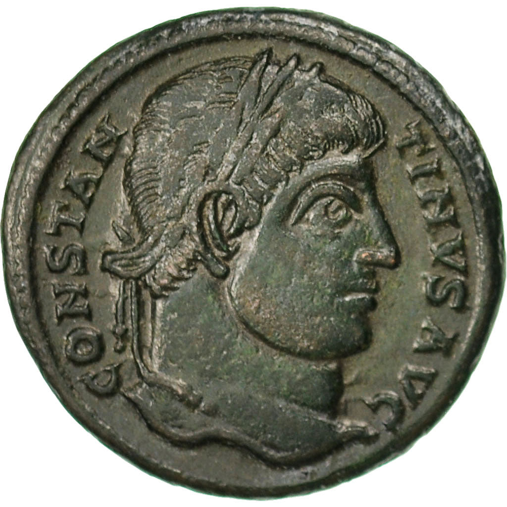 Coin, Constantine I, Follis, 321-324, Siscia, EF(40-45), Bronze, RIC:180