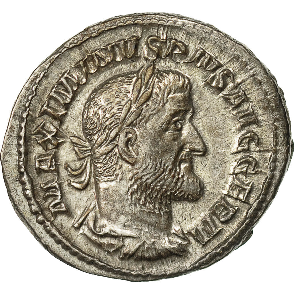 Coin, Maximinus I Thrax, Denarius, 235-238, Roma, AU(55-58), Silver, RIC:20