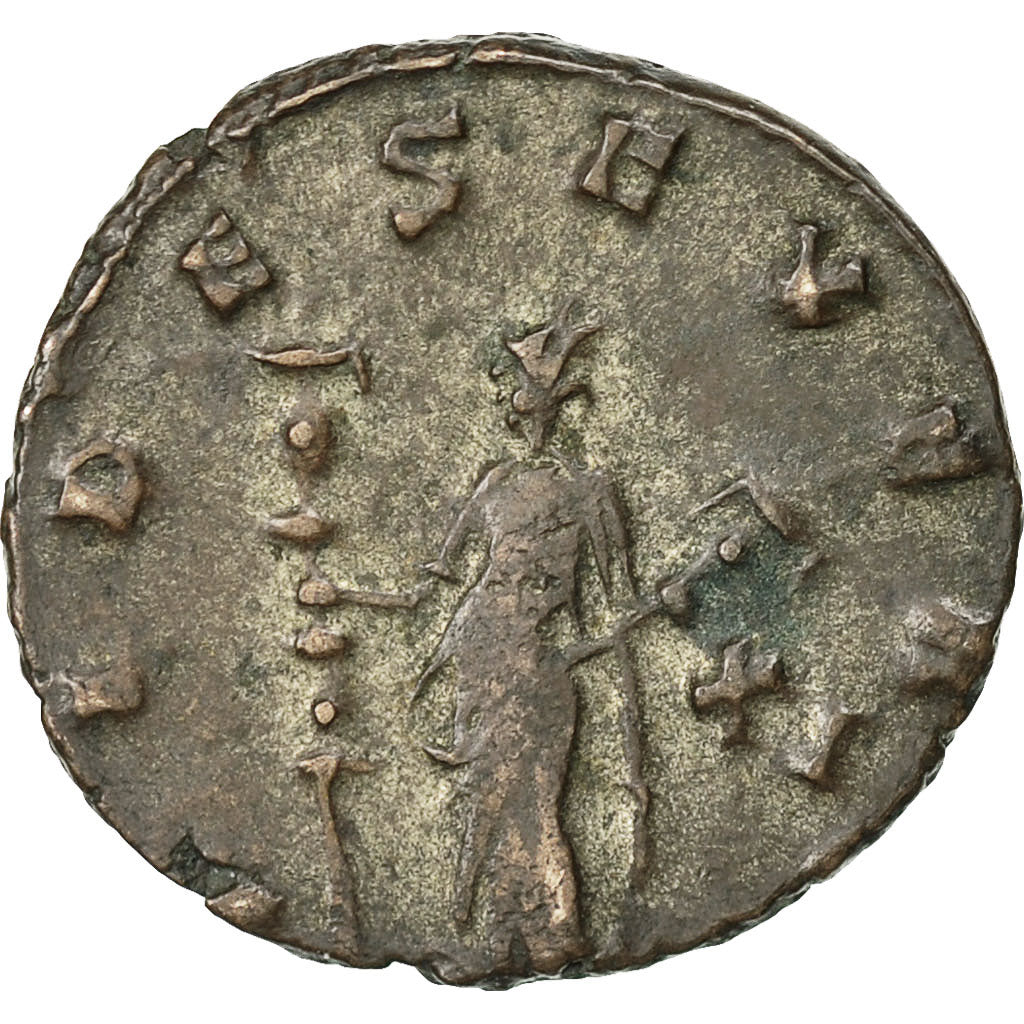 Coin, Claudius II (Gothicus), Antoninianus, 268-270, Rome, EF(40-45), Billon