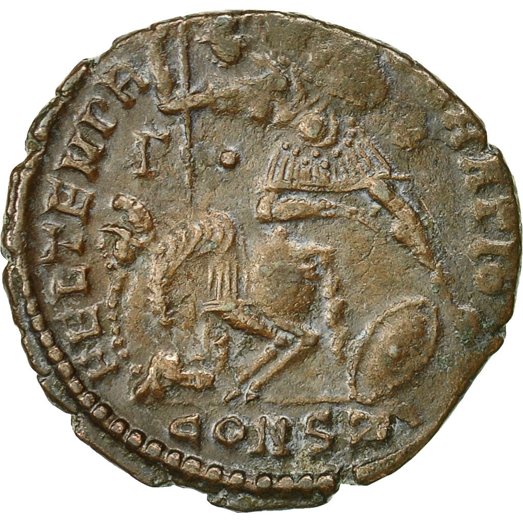 Coin, Constantius II, Maiorina, 348-351, Constantinople, EF(40-45), Bronze