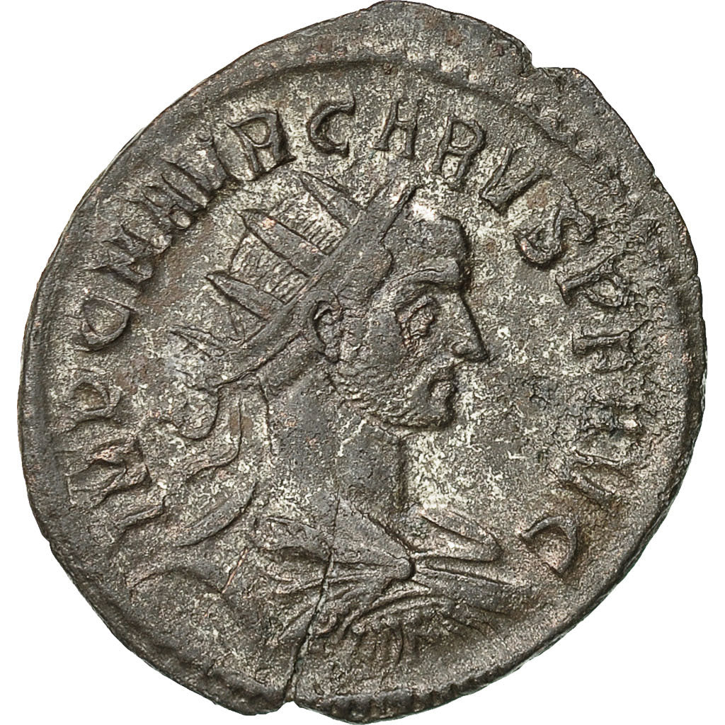 Coin, Carus, Antoninianus, 282-283, Ticinum, AU(50-53), Billon, RIC:75