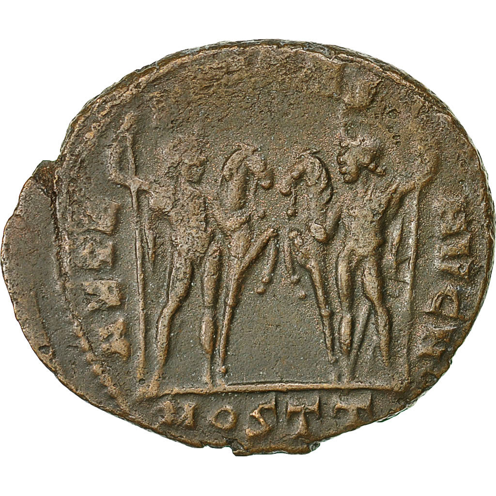 Coin, Maxentius, Follis, 309-312, Ostia, EF(40-45), Bronze, RIC:35