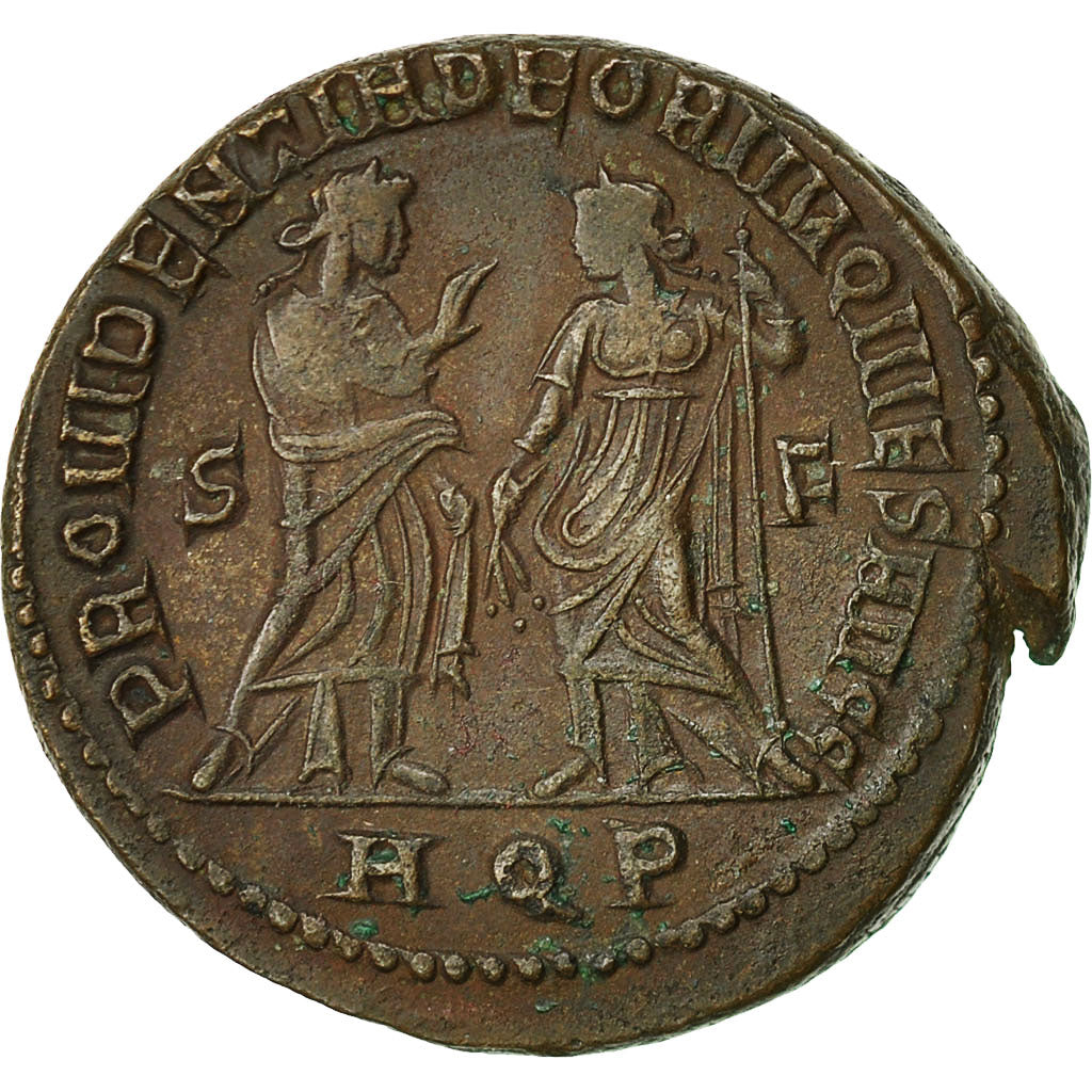 Monnaie, Dioclétien, Follis, 305-306, Aquilée, TTB+, Billon, RIC:64a