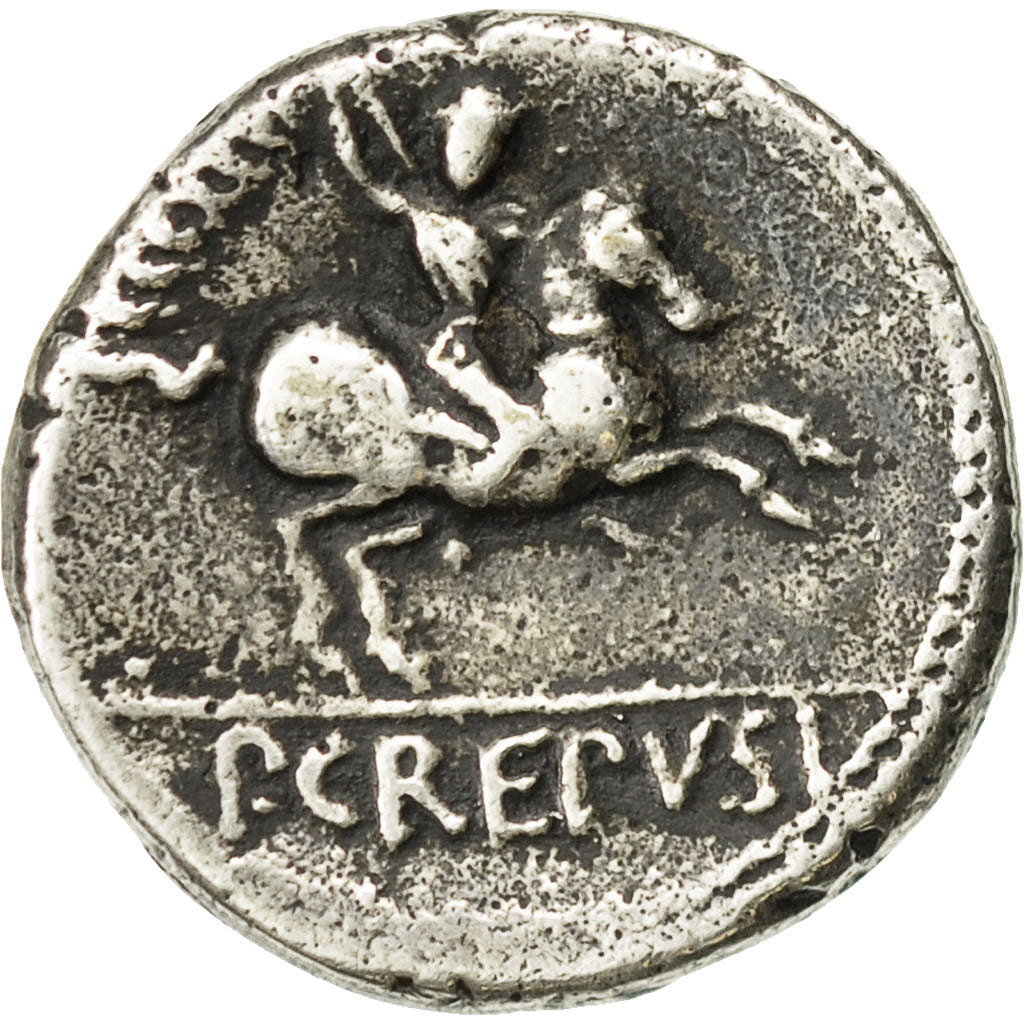 Coin, Crepusia, Denarius, Rome, EF(40-45), Silver, Crawford:361/1c