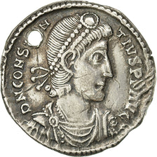Moneta, Constantius II, Miliarense, 350-355, Thessalonica, BB, Argento, RIC:160