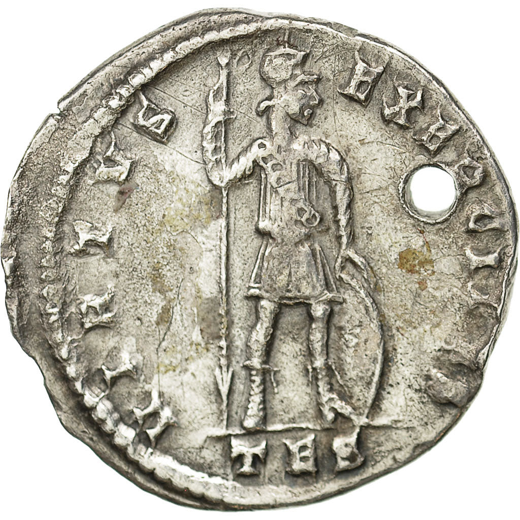 Moneta, Constantius II, Miliarense, 350-355, Thessalonica, BB, Argento, RIC:160