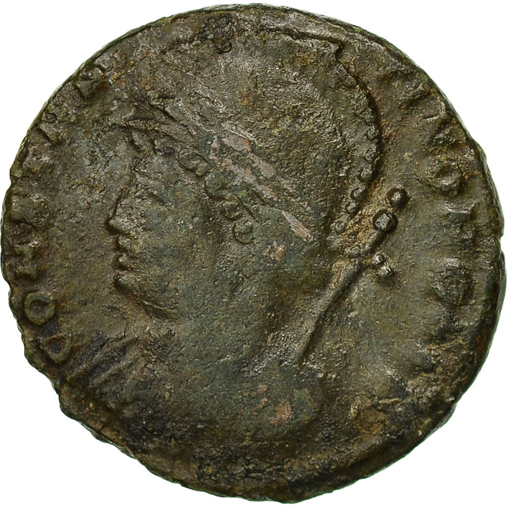 Moneda, City Commemoratives, Follis, Trier, BC+, Bronce, RIC:563