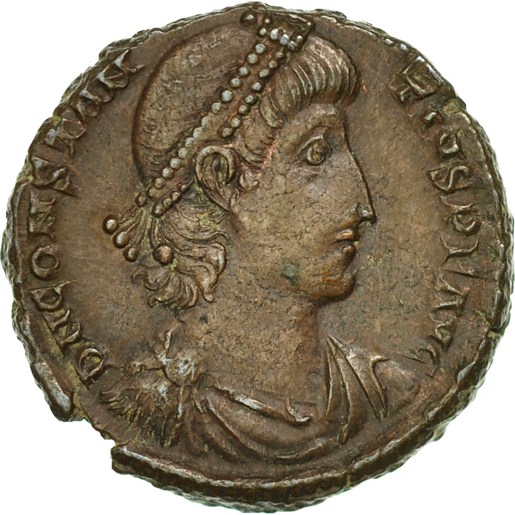 Monnaie, Constance II, Maiorina, 350-355, Antioche, TTB, Bronze, RIC:150