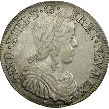 Coin, France, Louis XIV, 1/2 Écu à la mèche longue, 1/2 Ecu, 1649, Angers