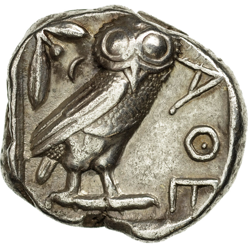 Coin, Attica, Athens, Tetradrachm, Athens, graded, NGC, XF, 5/5-3/5, EF(40-45)