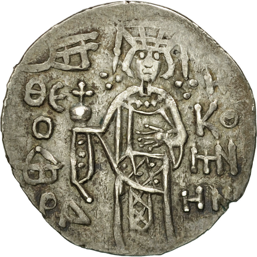 Munten, Empire of Trebizond, Theodora, Asper, 1285, ZF+, Zilver, Sear:2618