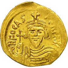 Moneta, Phocas, Solidus, 602-610, Constantinople, BB+, Oro, Sear:620