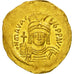 Coin, Maurice Tiberius, Solidus, Constantinople, MS(63), Gold, Sear:478