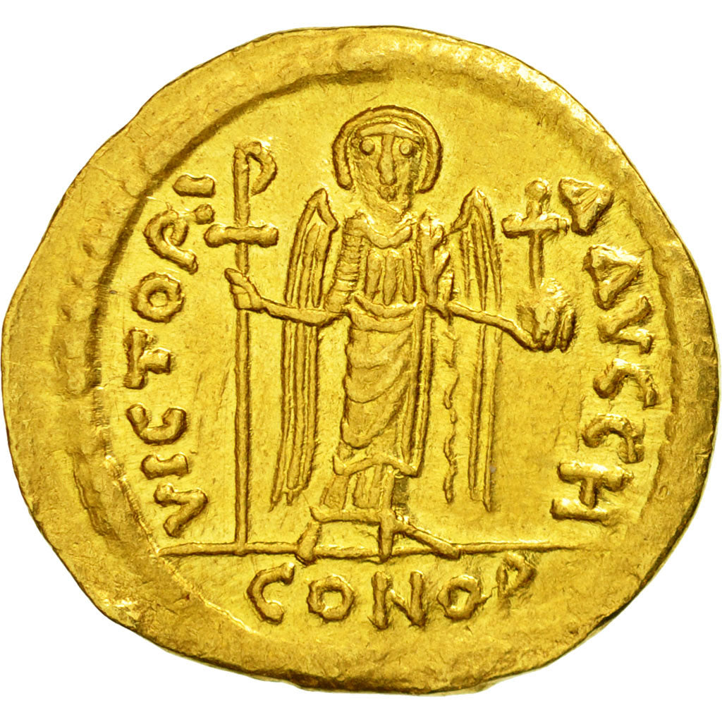 Coin, Maurice Tiberius, Solidus, Constantinople, MS(60-62), Gold, Sear:476