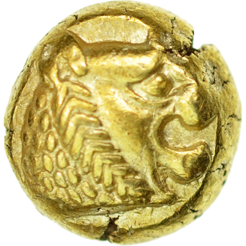 Moneda, Lydia, Alyattes, Hemihekte - 1/12 Stater, Sardes, EBC, Electro