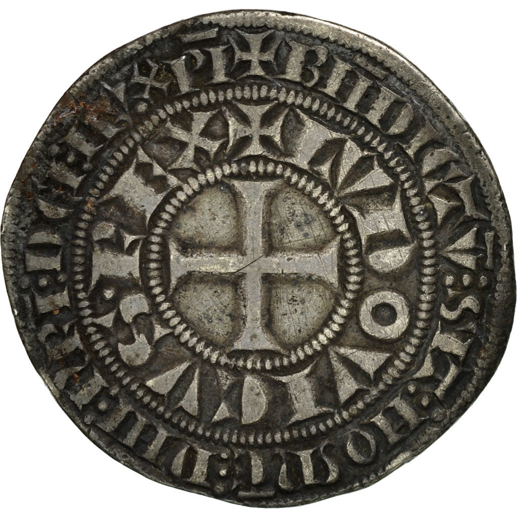 Coin, France, Louis IX, Gros Tournois, EF(40-45), Silver, Duplessy:190D