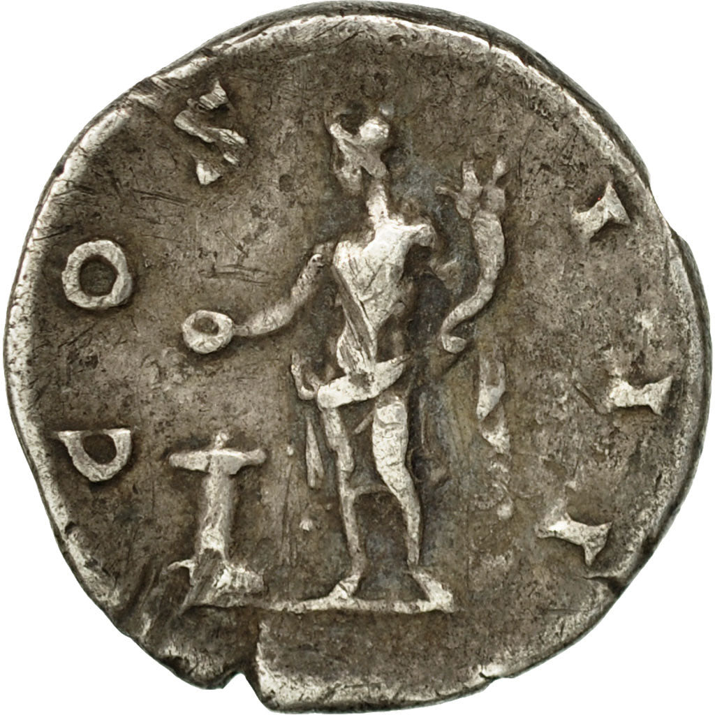 Coin, Hadrian, Denarius, 125-128, Rome, EF(40-45), Silver, RIC:173