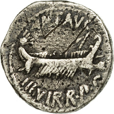 Coin, Marcus Antonius, Denarius, Traveling Mint, VF(30-35), Silver