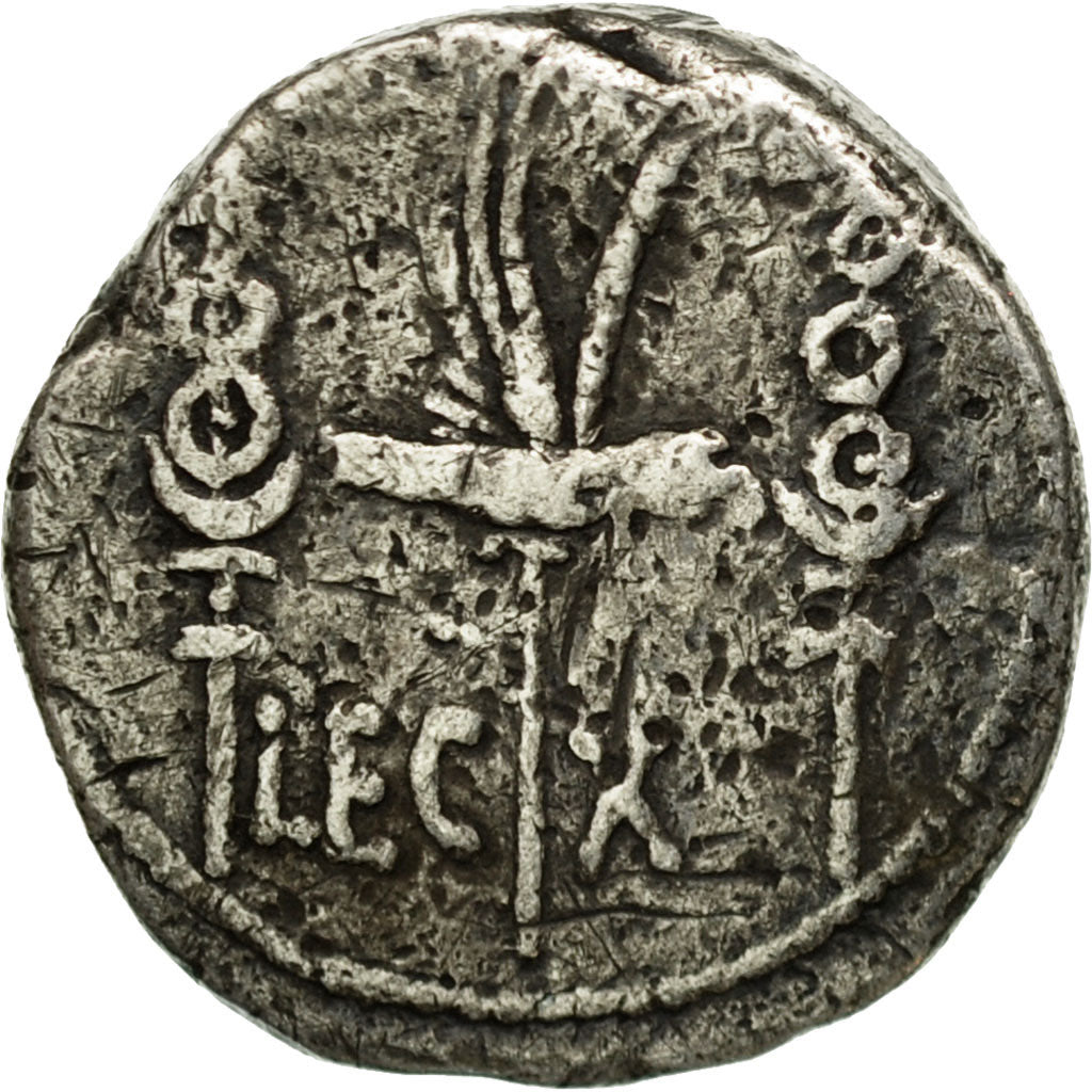 Coin, Marcus Antonius, Denarius, Traveling Mint, VF(30-35), Silver
