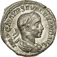 Coin, Severus Alexander, Denarius, 222, Rome, AU(50-53), Silver, RIC:7