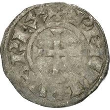 Coin, France, Philip II, Denarius, Saint-Martin de Tours, VF(20-25), Silver