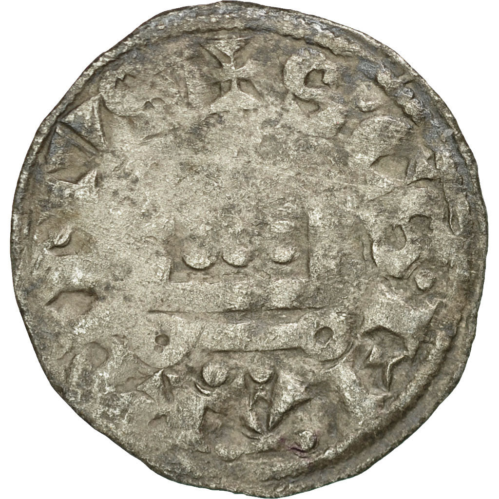 Coin, France, Philip II, Denarius, Saint-Martin de Tours, VF(20-25), Silver