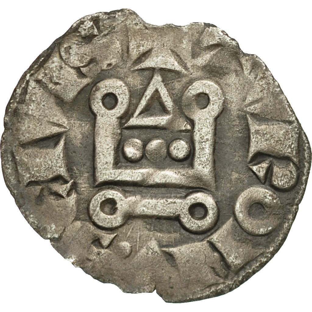 Monnaie, France, Louis IX, Denier Tournois, Variété, TB+, Billon, Duplessy:193