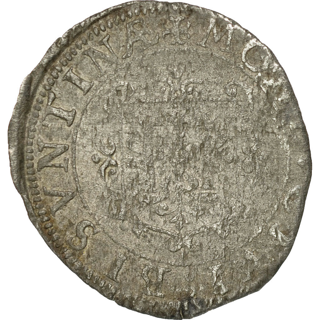 Coin, France, Charles V, Carolus, 1622, Besançon, VF(30-35), Billon