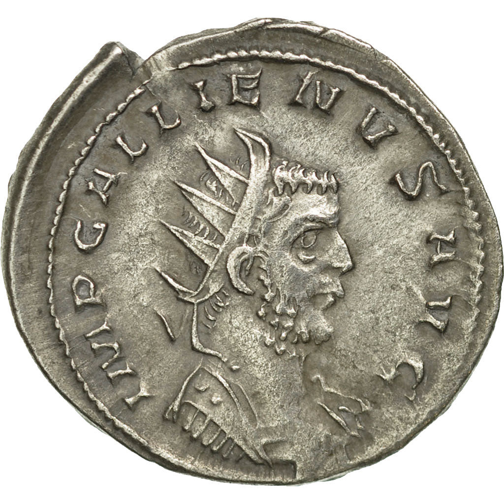 Coin, Gallienus, Antoninianus, 257, Rome, EF(40-45), Billon, RIC:13