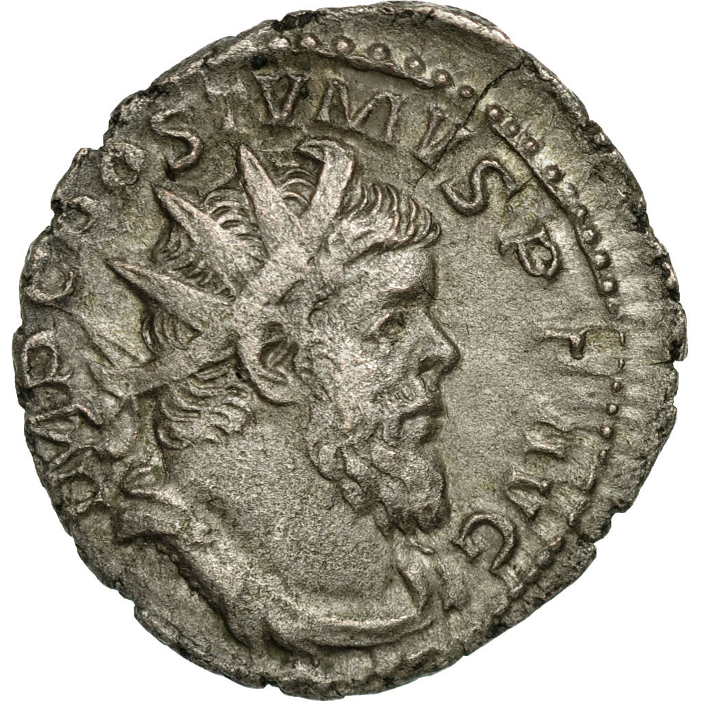 Coin, Postumus, Antoninianus, 260-269, Trier or Cologne, EF(40-45), Billon