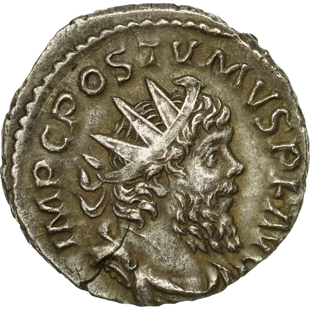 Coin, Postumus, Antoninianus, 260-269, Trier or Cologne, AU(50-53), Billon