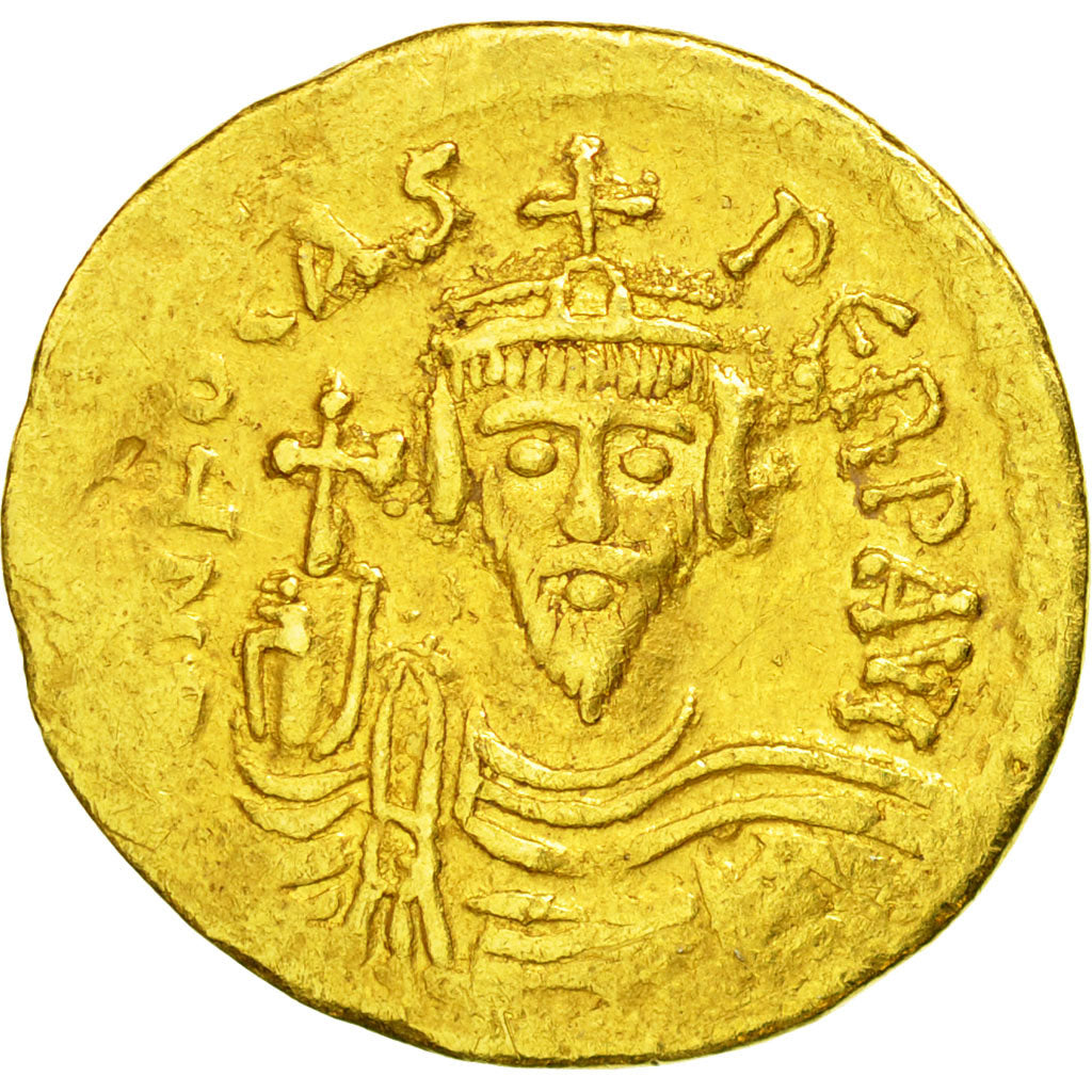 Münze, Phocas, Solidus, 602-610, Constantinople, SS, Gold, Sear:620