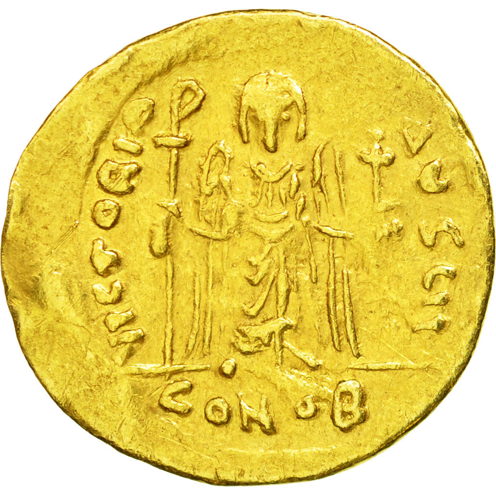 Münze, Phocas, Solidus, 602-610, Constantinople, SS, Gold, Sear:620