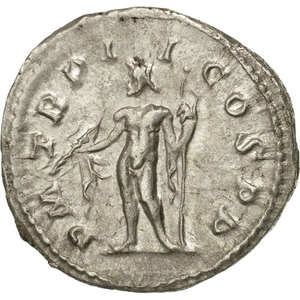 Coin, Severus Alexander, Denarius, AD 223, Rome, AU(55-58), Silver, RIC:19