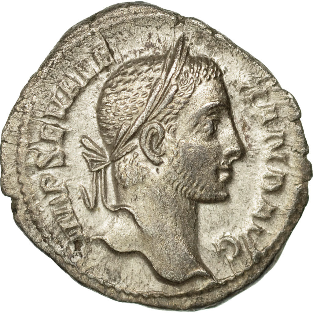 Coin, Severus Alexander, Denarius, 228-231, Rome, AU(50-53), Silver, RIC:193