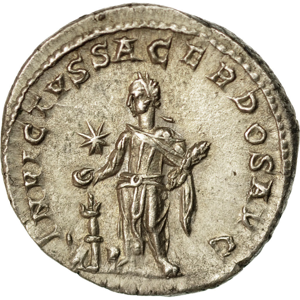 Coin, Elagabalus, Denarius, 218-222, Rome, MS(60-62), Silver, RIC:88