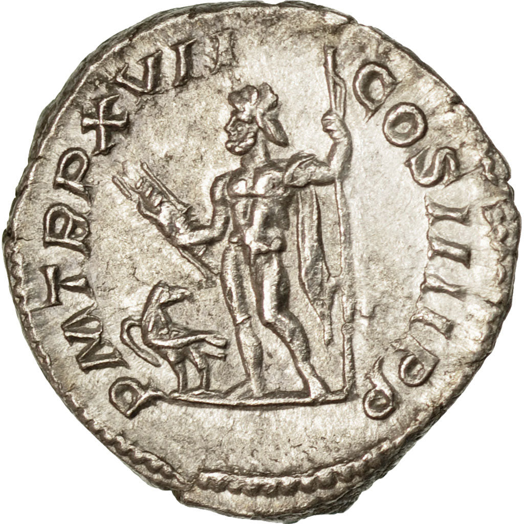 Coin, Caracalla, Denarius, 214, Rome, MS(60-62), Silver, RIC:88
