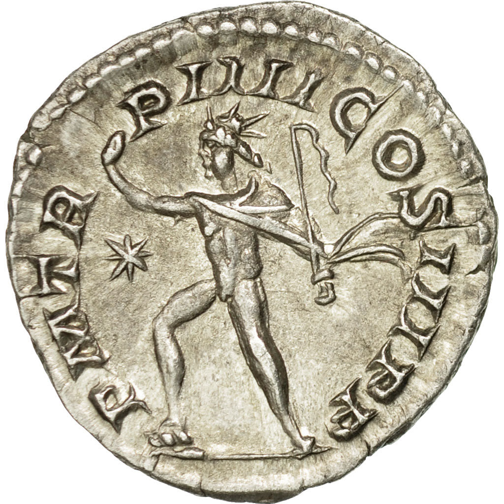 Coin, Elagabalus, Denarius, 221, Rome, AU(55-58), Silver, RIC:40b