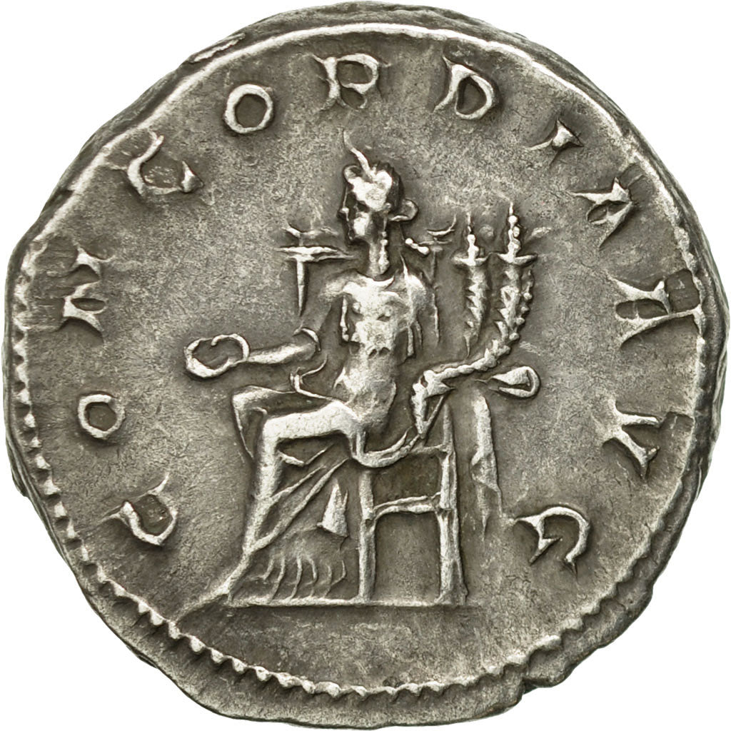 Coin, Gordian III, Antoninianus, 240, Rome, EF(40-45), Billon, RIC:35