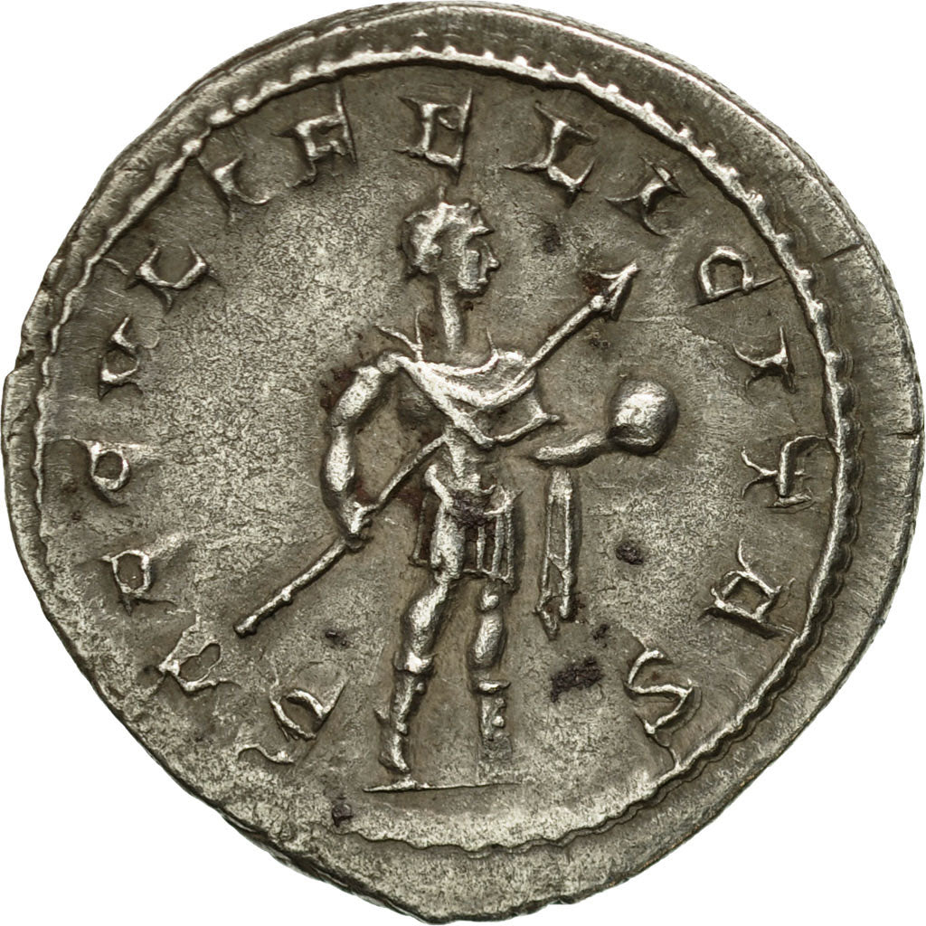 Coin, Gordian III, Antoninianus, 242-244, Rome, AU(50-53), Billon, RIC:216