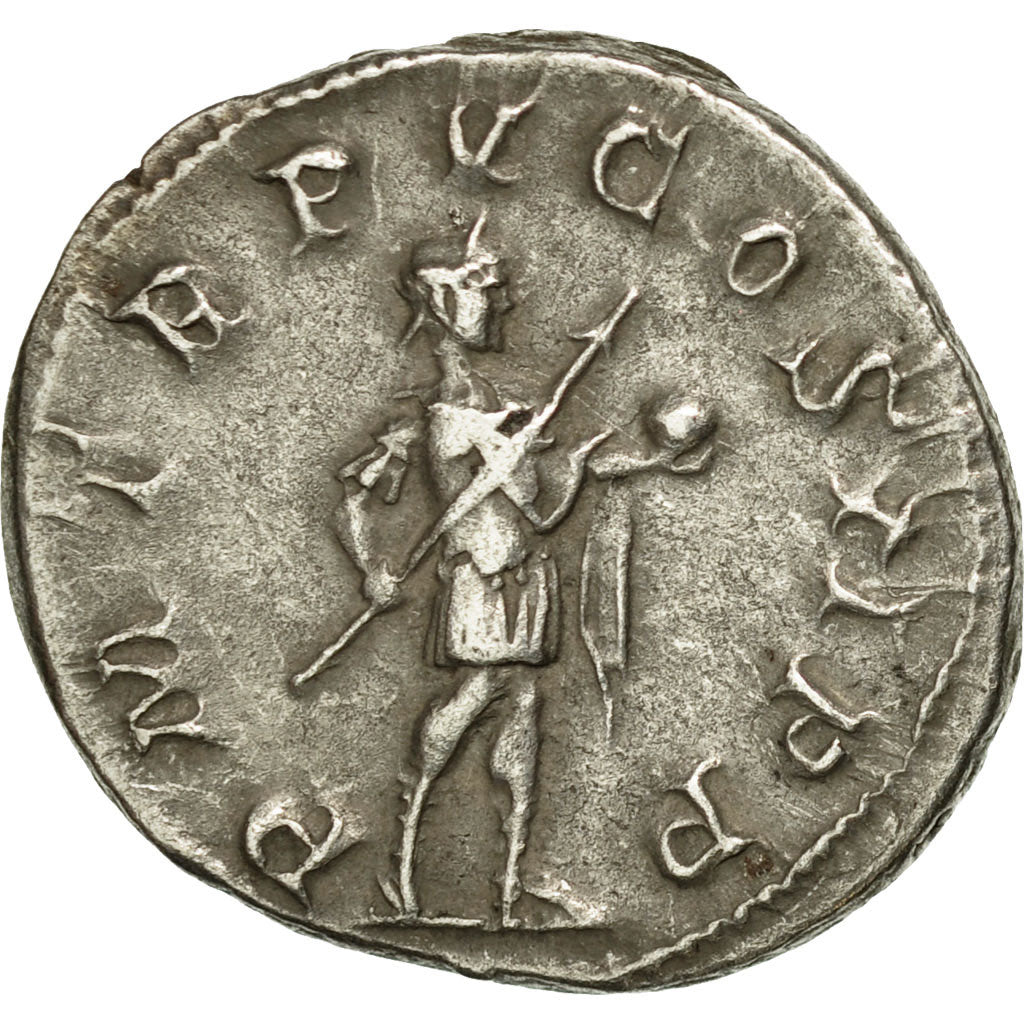 Coin, Gordian III, Antoninianus, 241-243, Rome, EF(40-45), Billon, RIC:93