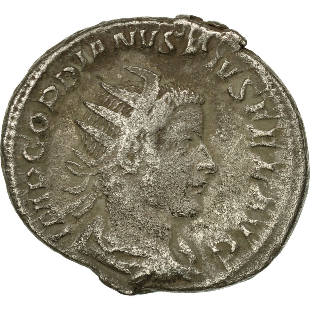 Coin, Gordian III, Antoninianus, 241-243, Rome, VF(30-35), Billon, RIC:148