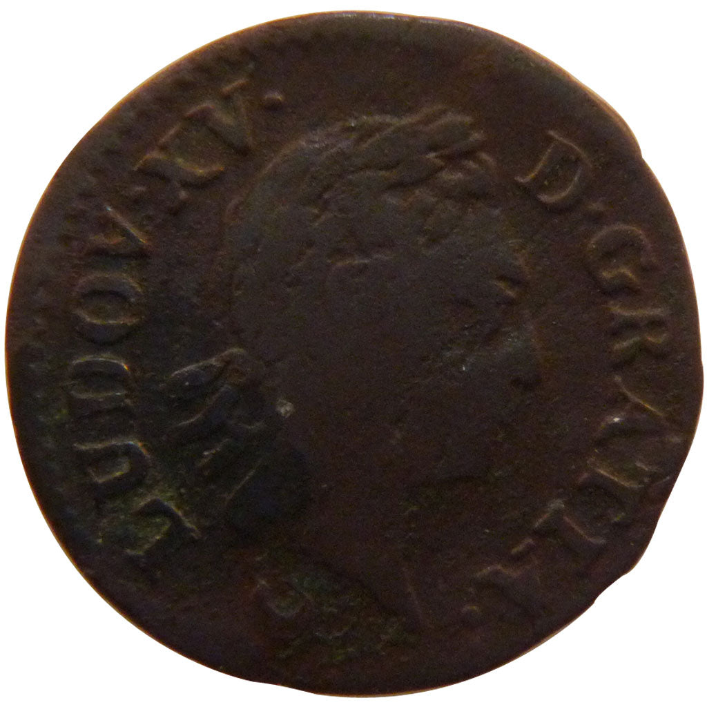 Louis XV, Liard à la Vieille Tête